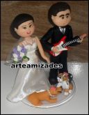 NOIVINHOS COM GUITARRA E CACHORRINHOS